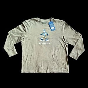 Men’s Jake Snowshoe Long Sleeve Graphic T-Shirt